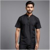  Hangerage Scrub Suit | Unisex Mandarian Collar | Stylish, Comfortable | Black Color | Ideal For Health care Professionals | Sizes S - 2XL