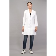  Hangerage Female Doctor Coat | Unisex | Stylish, Comfortable | Full Sleeves | Ideal For Health care Professionals | Sizes XS - 3XL