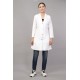 DOCTOR LAB COAT -  WHITE  COLOR | FEMALE LAB COAT  | KNEE LENGTH