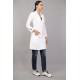 DOCTOR LAB COAT -  WHITE  COLOR | FEMALE LAB COAT  | KNEE LENGTH