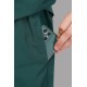 DOCTOR SCRUB SUIT -  BOTTLE GREEN COLOR | V  NECK | UNISEX PATTERN 