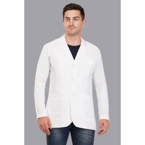 DOCTOR LAB COAT -  WHITE  COLOR | UNISEX LAB COAT 