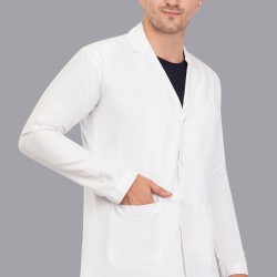 DOCTOR LAB COAT -  WHITE  COLOR | UNISEX LAB COAT 