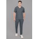 DOCTOR SCRUB SUIT -  GREY  COLOR | V  NECK | UNISEX PATTERN 