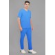 DOCTOR SCRUB SUIT -  SKY BLUE COLOR | V  NECK | UNISEX PATTERN 