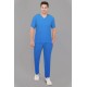 DOCTOR SCRUB SUIT -  SKY BLUE COLOR | V  NECK | UNISEX PATTERN 