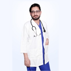 APRON DOCTOR (3/4 SLEEVES)