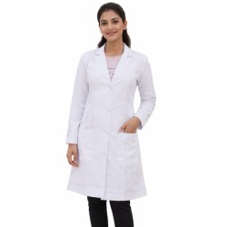  Hangerage Female  Doctor Coat | Unisex | Stylish, Comfortable | Full Sleeves | Ideal For Health care Professionals | Sizes S - 2XL