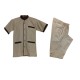 MALE STAFF DRESS -POLYSTER /COTTON FABRIC-BEIGH COLOUR