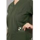 DOCTOR SCRUB SUIT -  OLIVE GREEN COLOR | V  NECK | UNISEX PATTERN 