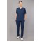 DOCTOR SCRUB SUIT -  OCEAN BLUE COLOR | V  NECK | UNISEX PATTERN 