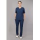 DOCTOR SCRUB SUIT -  OLIVE BLUE COLOR | V  NECK | UNISEX PATTERN 