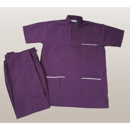  Hangerage Scrub Suit | Unisex Mandarian Collar | Stylish, Comfortable| Ideal For Health care Professionals | Sizes XS - XXXL