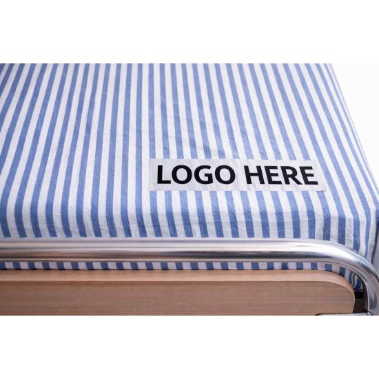Blue Lining Hospital Bed Sheet – Soft, Breathable & Durable | Size (57 X 90 inches)