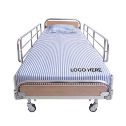 Blue Lining Hospital Bed Sheet – Soft, Breathable & Durable | Size (57 X 90 inches)