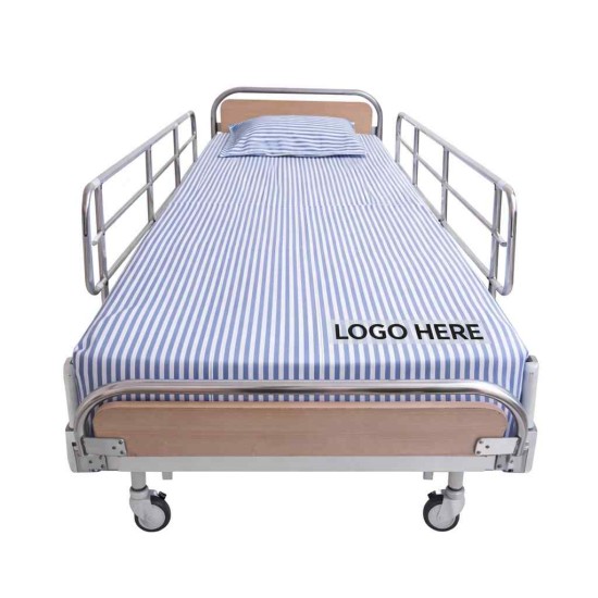 Blue Lining Hospital Bed Sheet – Soft, Breathable & Durable | Size (57 X 90 inches)