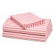 Red Lining Hospital Bed Sheet – Soft, Breathable & Durable | Size (57 X 90 inches)