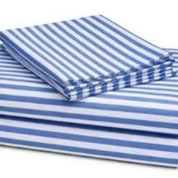 Blue Lining Hospital Bed Sheet With Pillow Cover – Soft, Breathable & Durable | Size (57 X 90 inches)