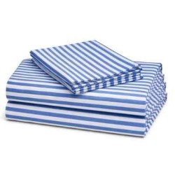 Blue Lining Hospital Bed Sheet – Soft, Breathable & Durable | Size (57 X 90 inches)