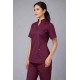  Hangerage Premium Female Scrub Suit | Mandarian Collar | Wine Color | Stylish, Comfortable | Ideal For Health care Professionals | Sizes XS- 2XL
