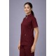  Hangerage Premium Female Scrub Suit | Mandarian Collar |Maroon Color | Stylish, Comfortable | Ideal For Health care Professionals | Sizes XS- 2XL