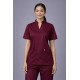  Hangerage Premium Female Scrub Suit | Mandarian Collar |Maroon Color | Stylish, Comfortable | Ideal For Health care Professionals | Sizes XS- 2XL