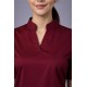  Hangerage Premium Female Scrub Suit | Mandarian Collar |Maroon Color | Stylish, Comfortable | Ideal For Health care Professionals | Sizes XS- 2XL
