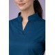  Hangerage Premium Female Scrub Suit | Mandarian Collar |Teel Blue Color | Stylish, Comfortable | Ideal For Health care Professionals | Sizes XS- 2XL