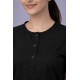  Hangerage Female Scrub Suit |Round Neck | Stylish, Comfortable | Black Color | Ideal For Health care Professionals | Sizes XS - XXL