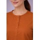  Hangerage Female Scrub Suit |Round Neck | Stylish, Comfortable | Rust Color | Ideal For Health care Professionals | Sizes XS - XXL