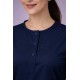  Hangerage Female Scrub Suit |Round Neck | Stylish, Comfortable | Navy Blue Color | Ideal For Health care Professionals | Sizes XS - XXL