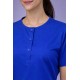  Hangerage Female Scrub Suit |Round Neck | Stylish, Comfortable | Royal Blue Color | Ideal For Health care Professionals | Sizes XS - XXL