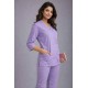 Hangerage Elite Lilac Medical Scrub Set for Women – Polycotton Fabric | Comfortable | V-Neck Top & Touser | Soft Breathable Fabric, Professional Workwear
