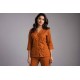 Hangerage Elite Rust Medical Scrub Set for Women – Polycotton Fabric | Comfortable | V-Neck Top & Touser | Soft Breathable Fabric, Professional Workwear