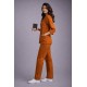 Hangerage Elite Rust Medical Scrub Set for Women – Polycotton Fabric | Comfortable | V-Neck Top & Touser | Soft Breathable Fabric, Professional Workwear