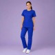  Hangerage Female Scrub Suit |Round Neck | Stylish, Comfortable | Royal Blue Color | Ideal For Health care Professionals | Sizes XS - XXL