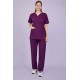 Premium Female Wine Scrub Suits | V Neck | Polycotton, Stylish, Comfortable | Half Sleeves | Ideal For Health care Professionals | Sizes XS-2XL