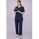 Premium Female Bottle Green Scrub Suits | V Neck | Polycotton, Stylish, Comfortable | Half Sleeves | Ideal For Health care Professionals | Sizes XS-2XL