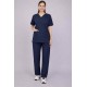 Premium Female Bottle Green Scrub Suits | V Neck | Polycotton, Stylish, Comfortable | Half Sleeves | Ideal For Health care Professionals | Sizes XS-2XL