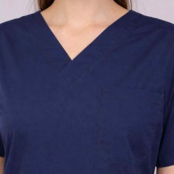 Premium Female Bottle Green Scrub Suits | V Neck | Polycotton, Stylish, Comfortable | Half Sleeves | Ideal For Health care Professionals | Sizes XS-2XL