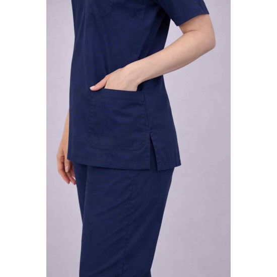 Premium Female Bottle Green Scrub Suits | V Neck | Polycotton, Stylish, Comfortable | Half Sleeves | Ideal For Health care Professionals | Sizes XS-2XL