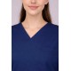 Premium Female Ocean Blue Scrub Suits | V Neck | Polycotton, Stylish, Comfortable | Half Sleeves | Ideal For Health care Professionals | Sizes XS-2XL