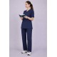 Premium Female Ocean Blue Scrub Suits | V Neck | Polycotton, Stylish, Comfortable | Half Sleeves | Ideal For Health care Professionals | Sizes XS-2XL