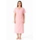 Hangerage Peach Front-Open Patient Gown | Unisex | Free Size | Comfortable, Accessible, and Durable