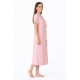 Hangerage Peach Front-Open Patient Gown | Unisex | Free Size | Comfortable, Accessible, and Durable
