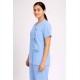 Hangerage Sky Blue Front-Open Patient Kurta-Pajama | Unisex | Free Size | Comfortable, Accessible, and Durable