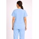 Hangerage Sky Blue Front-Open Patient Kurta-Pajama | Unisex | Free Size | Comfortable, Accessible, and Durable