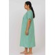 Hangerage Patient Gown (Maxi) | Green Checkered Cotton | Free Size