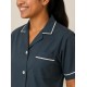 Hangerage Grey Staff Apron | Unisex_3-Pocket Apron | Half Sleeves | V Neck | style with White Pipine | Comfortable | Durable | Uniform for Medical Professionals (Staff & Nursing)