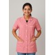 Hangerage Pink Staff Apron | Unisex_3-Pocket Apron | Half Sleeves | V Neck | style with White Pipine | Comfortable | Durable | Uniform for Medical Professionals (Staff & Nursing)